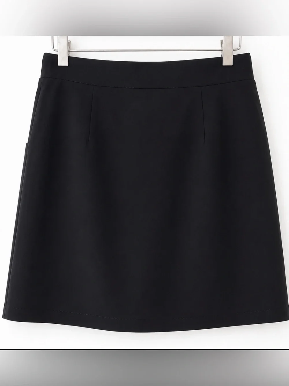 Anne Klein Black Skort A-Line Pull On Career Casual Women’s Size XS Skirt Lined